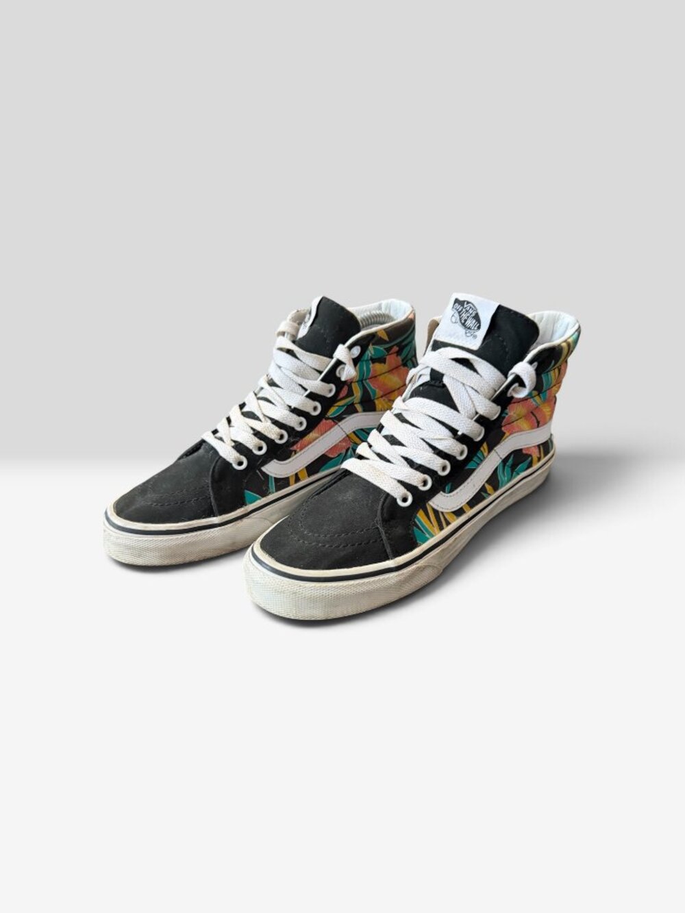 Vans Sk8-Hi Tropical Floral High Top Sneakers - Big Kids 5.5Y / Women’s 7